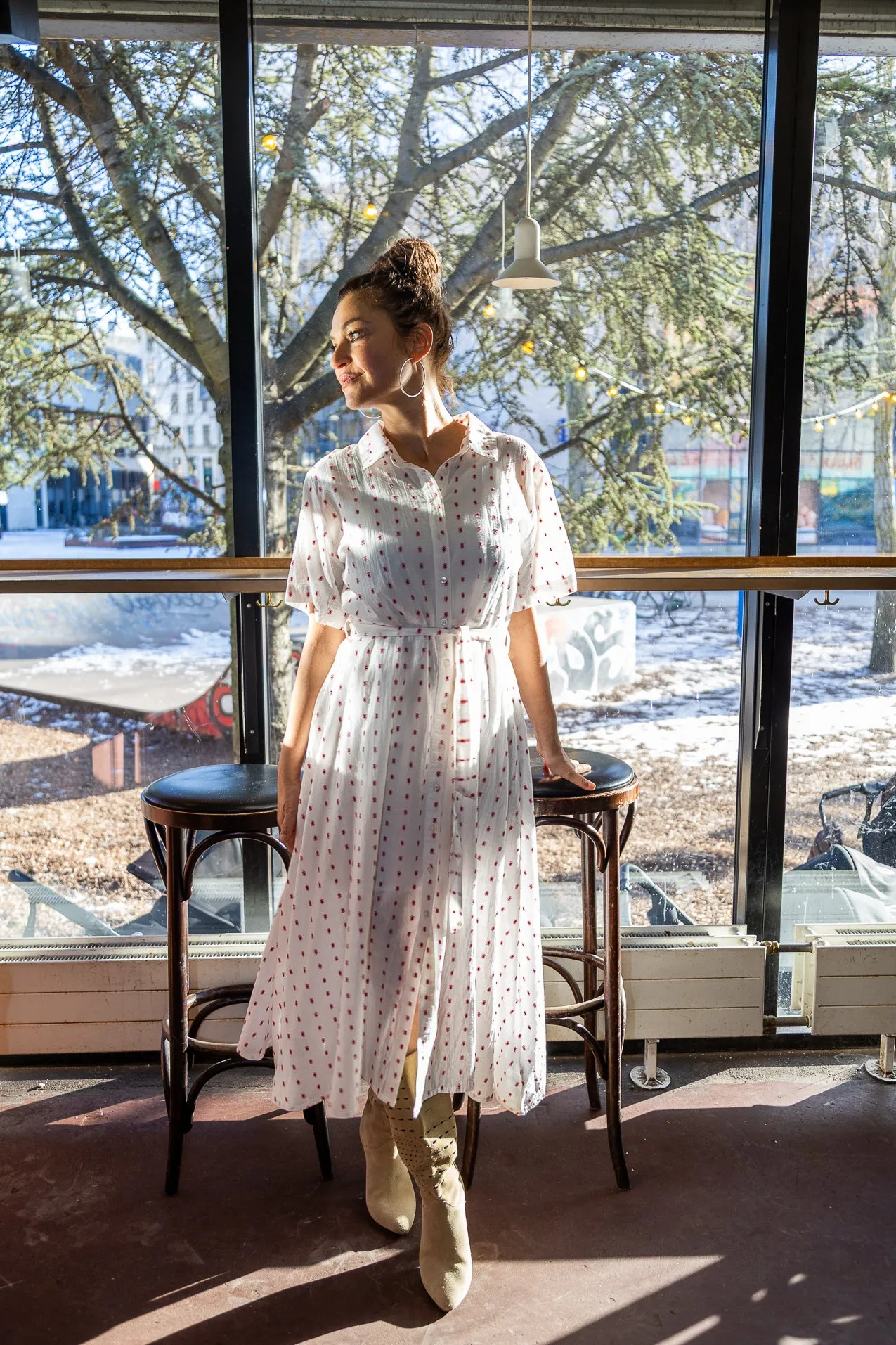 BlakeLL Midi Dress - Creme sold by Lollys Laundry product image thumbnail 5