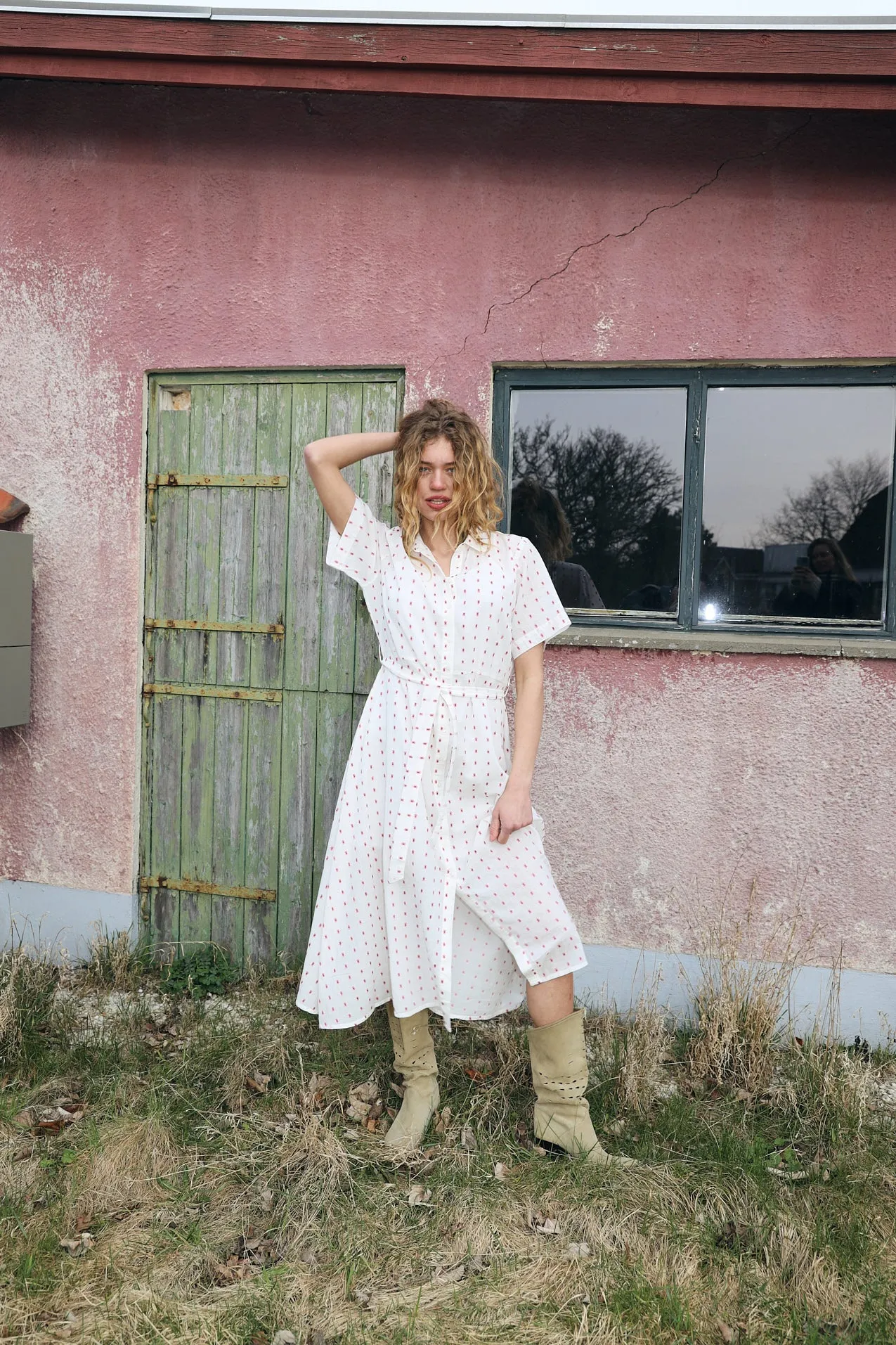 BlakeLL Midi Dress - Creme sold by Lollys Laundry product image thumbnail 4