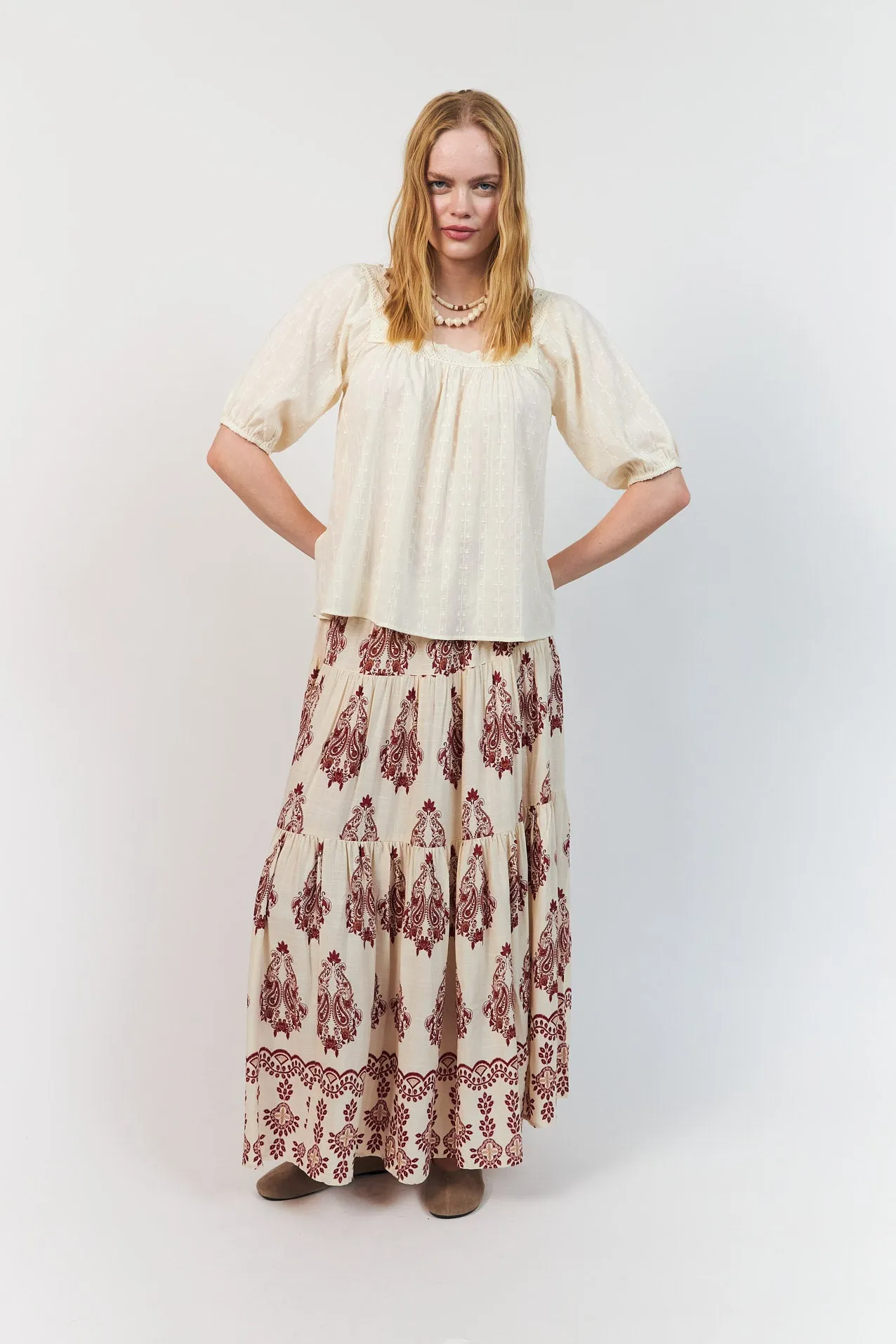 SashaLL Blouse - Creme sold by Lollys Laundry product image thumbnail 4