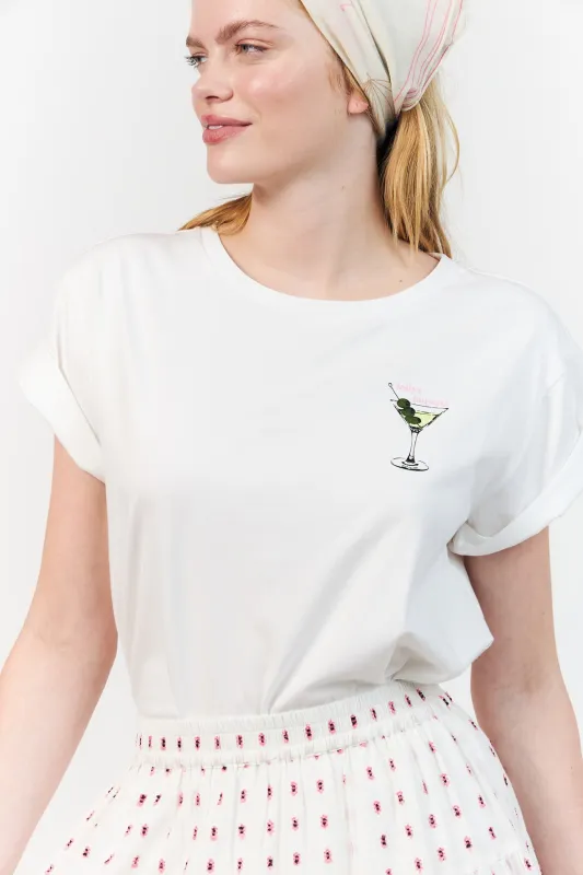 EleanorLL T-Shirt - White made by Lollys Laundry