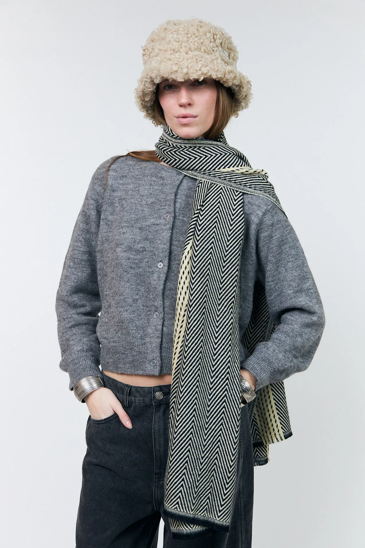 MarjaLL Scarf - Creme sold by Lollys Laundry product image thumbnail 4