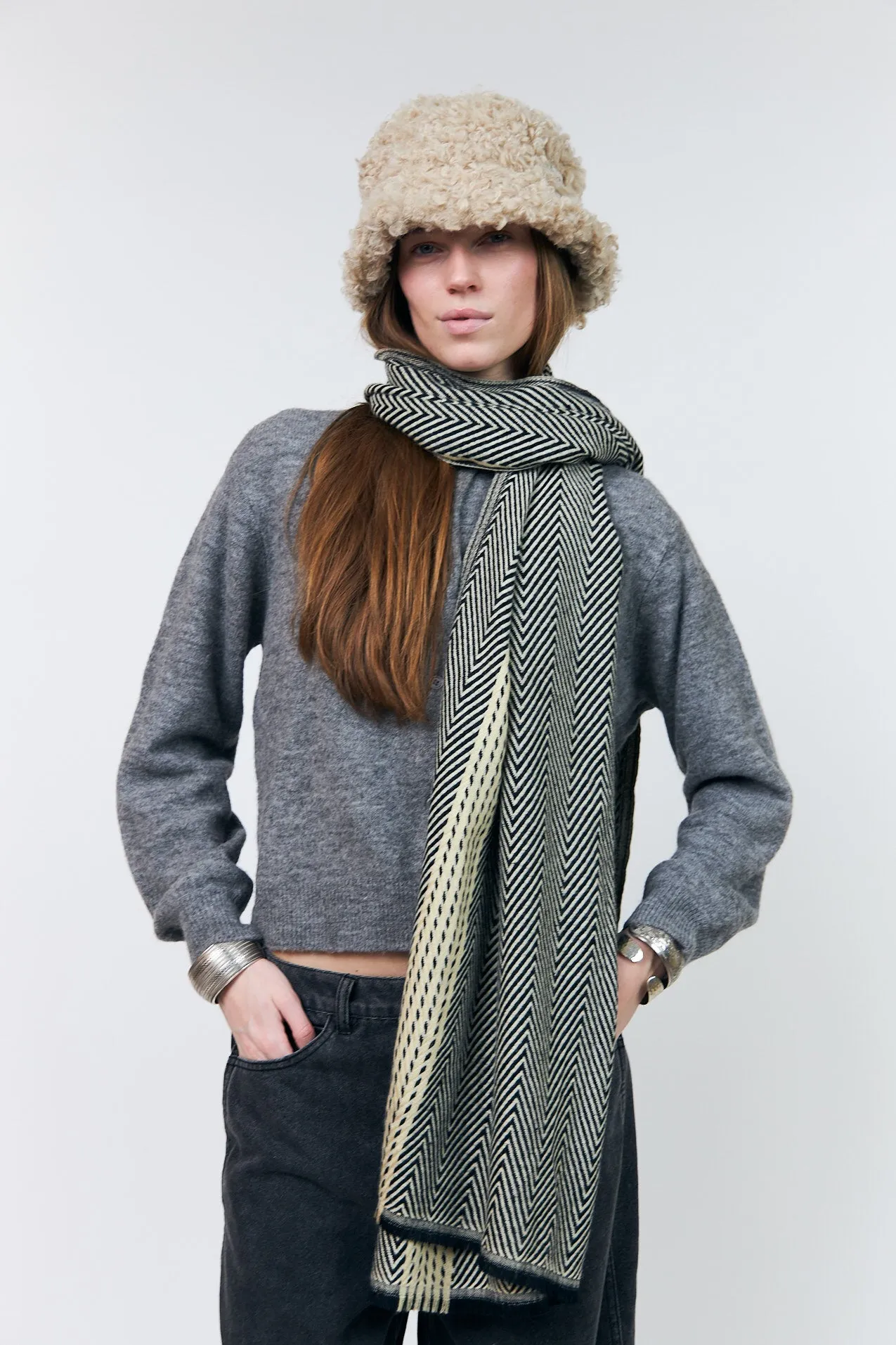 MarjaLL Scarf - Creme sold by Lollys Laundry product image thumbnail 3