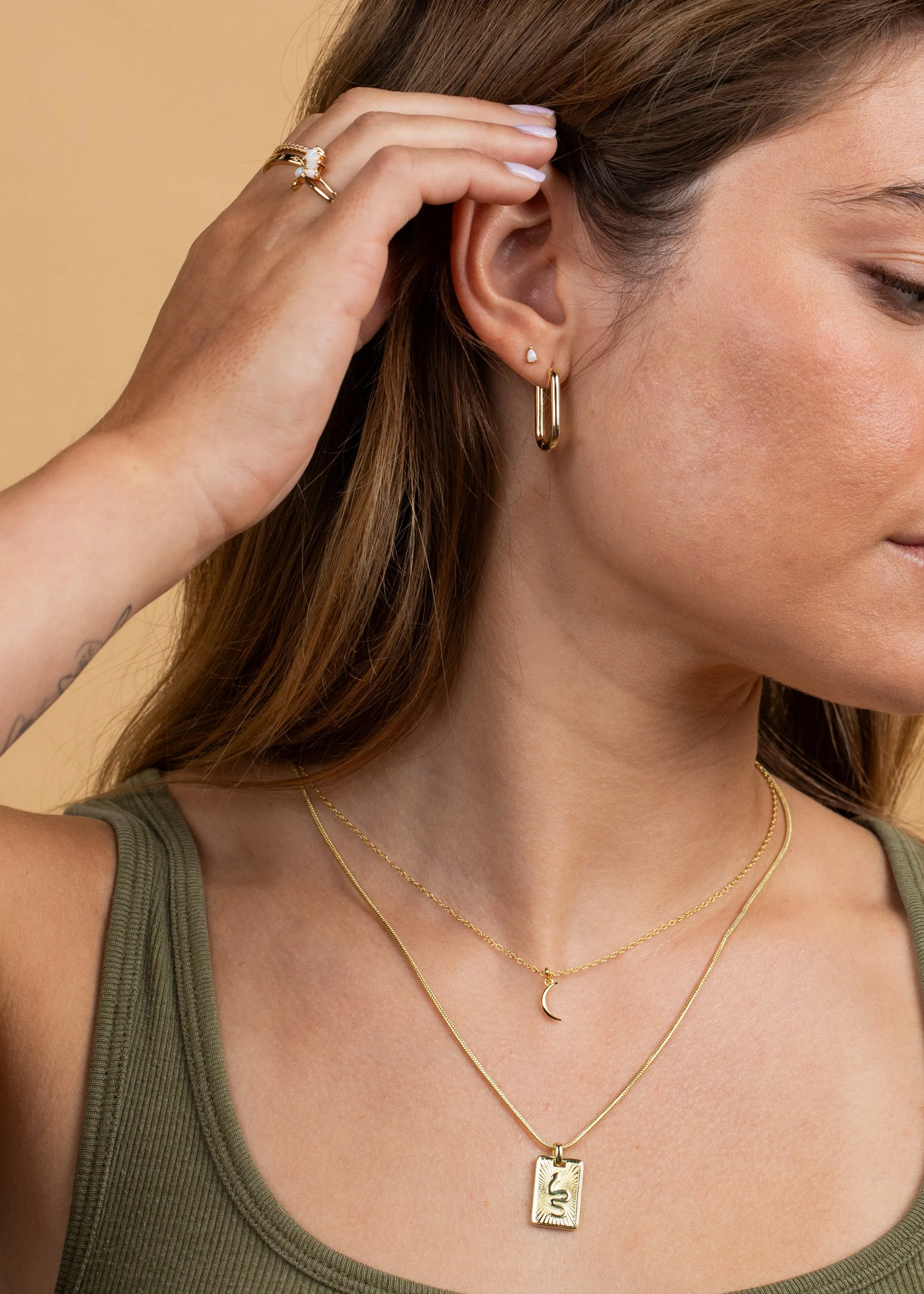 Teardrop Stud - White Opal sold by JaxKelly product image thumbnail 3