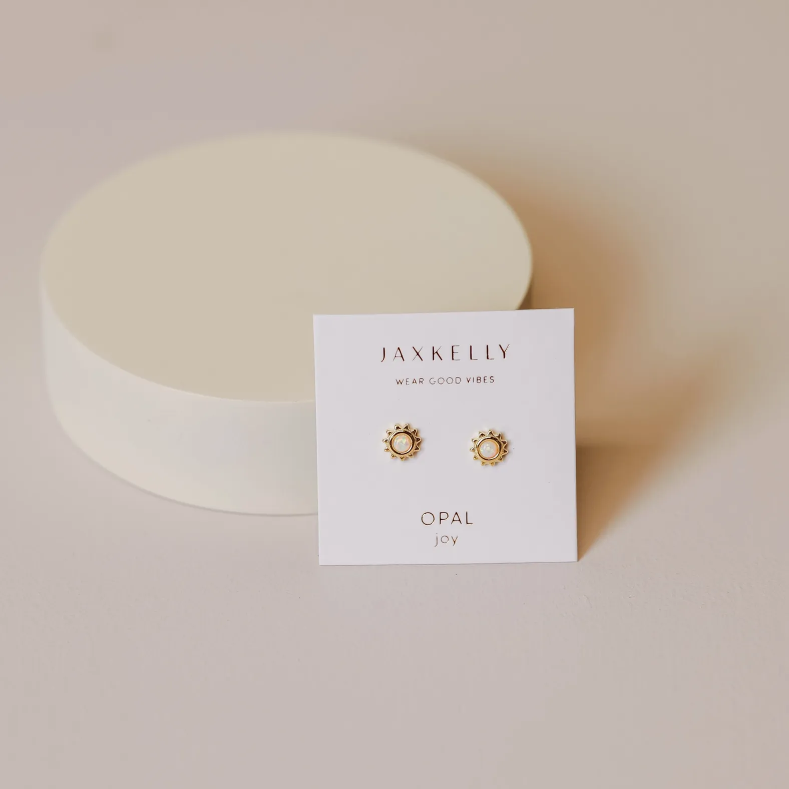 White Opal Sun Stud sold by JaxKelly product image thumbnail 5