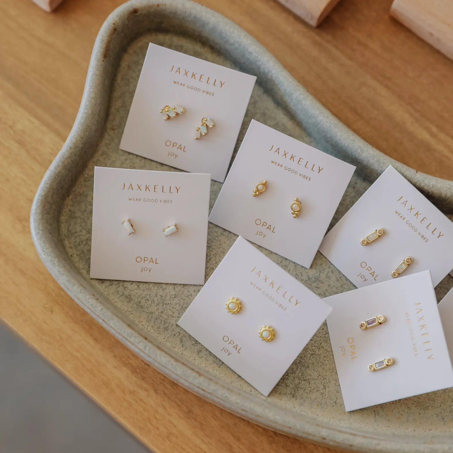 White Opal Sun Stud sold by JaxKelly product image thumbnail 4