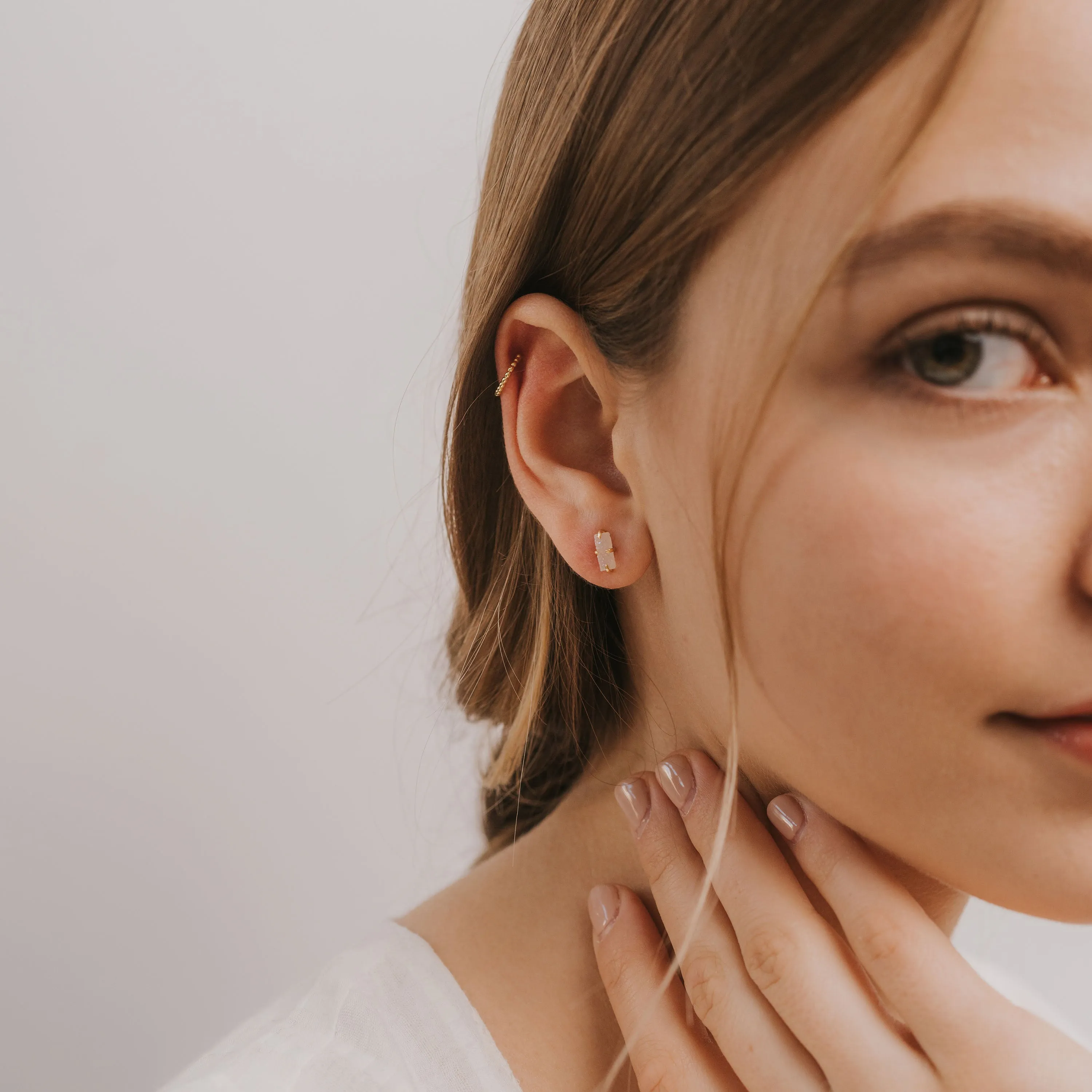 White Bar Druzy sold by JaxKelly product image thumbnail 2