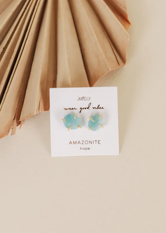 Amazonite Gemstone Prong sold by JaxKelly