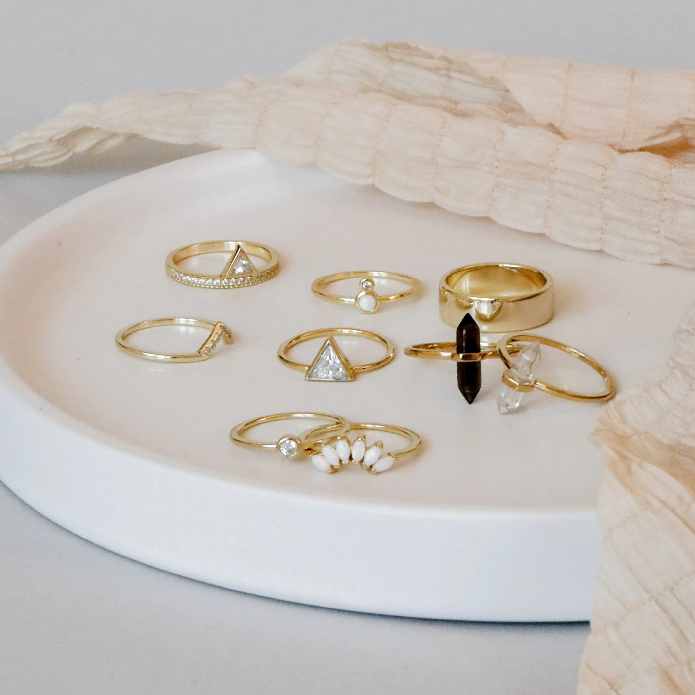 Opal Infinity Ring sold by JaxKelly product image thumbnail 3