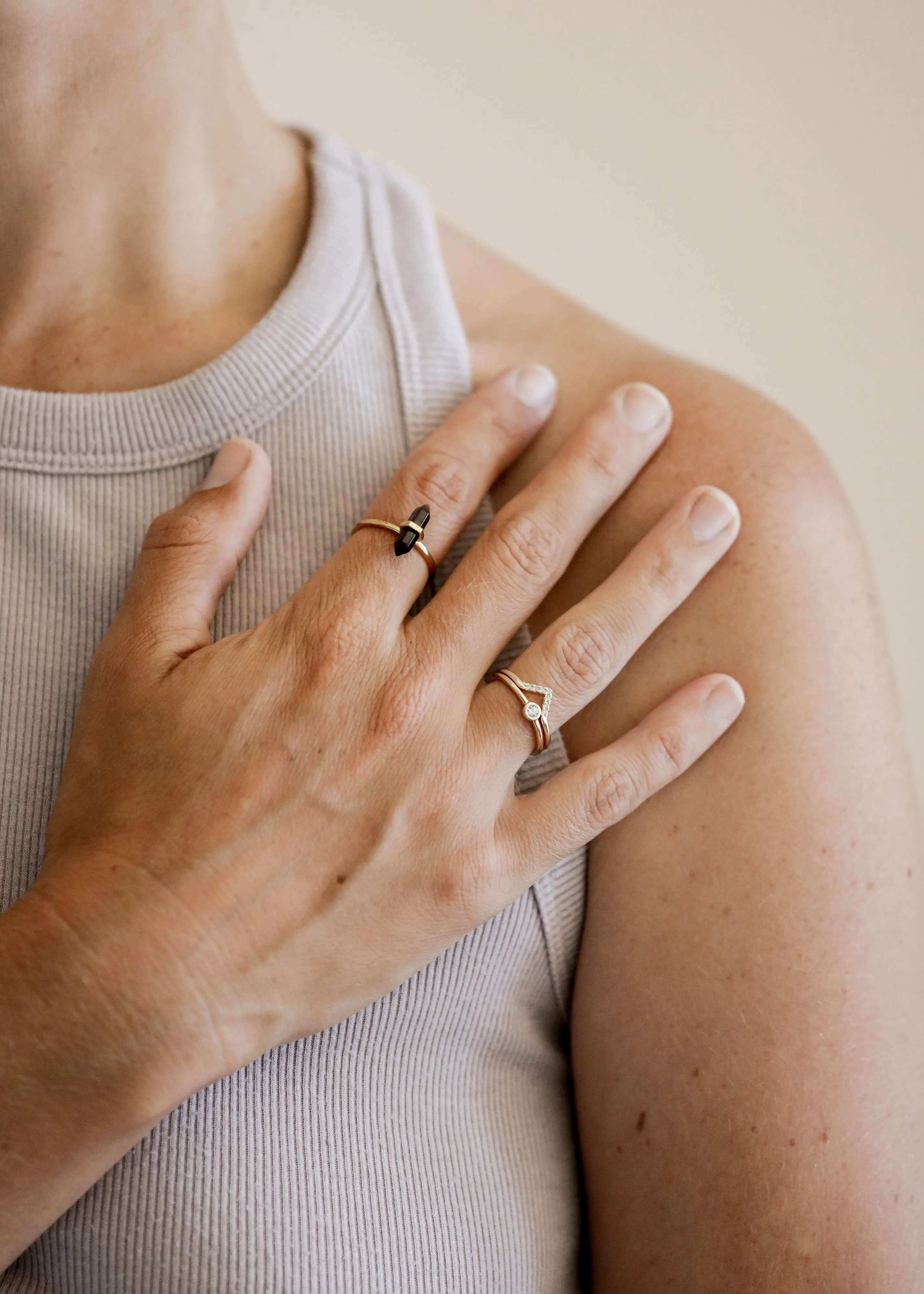 Simple Stud Ring sold by JaxKelly product image thumbnail 5