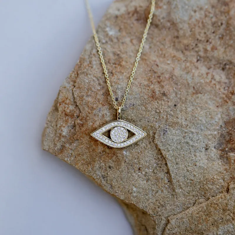 Evil Eye Necklace sold by JaxKelly