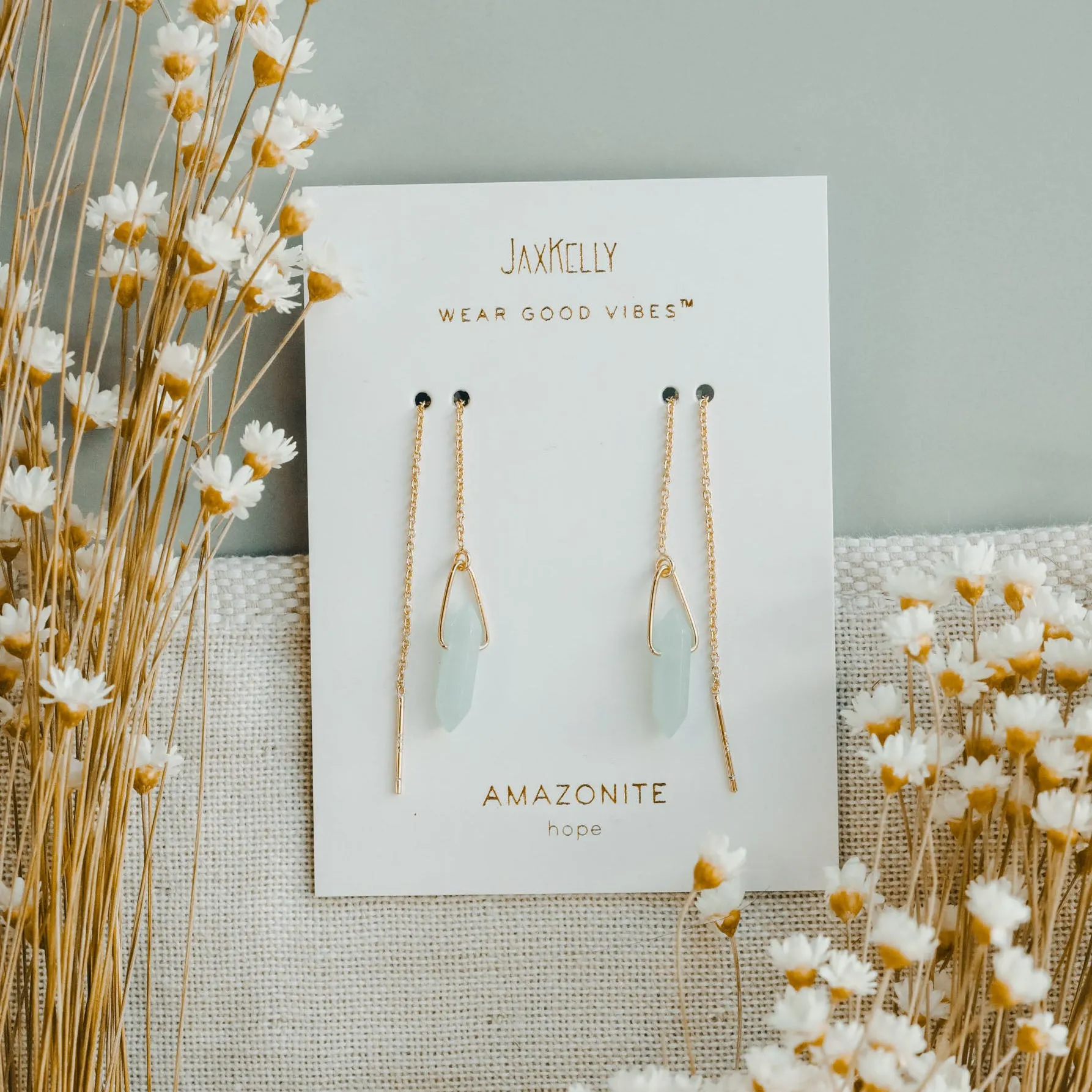 Amazonite Gemstone Threader sold by JaxKelly