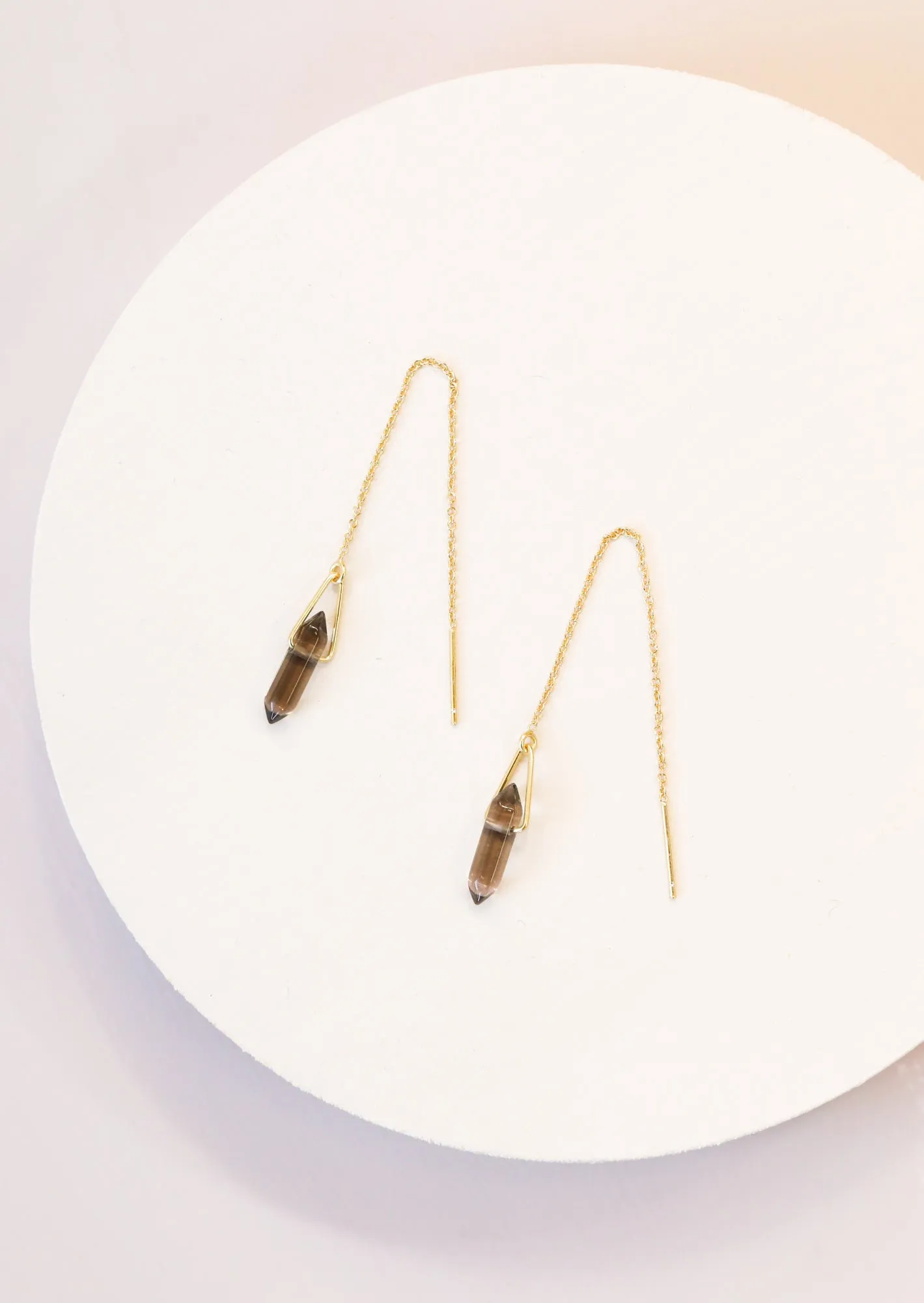 Smoky Quartz Gemstone Threader sold by JaxKelly product image thumbnail 2