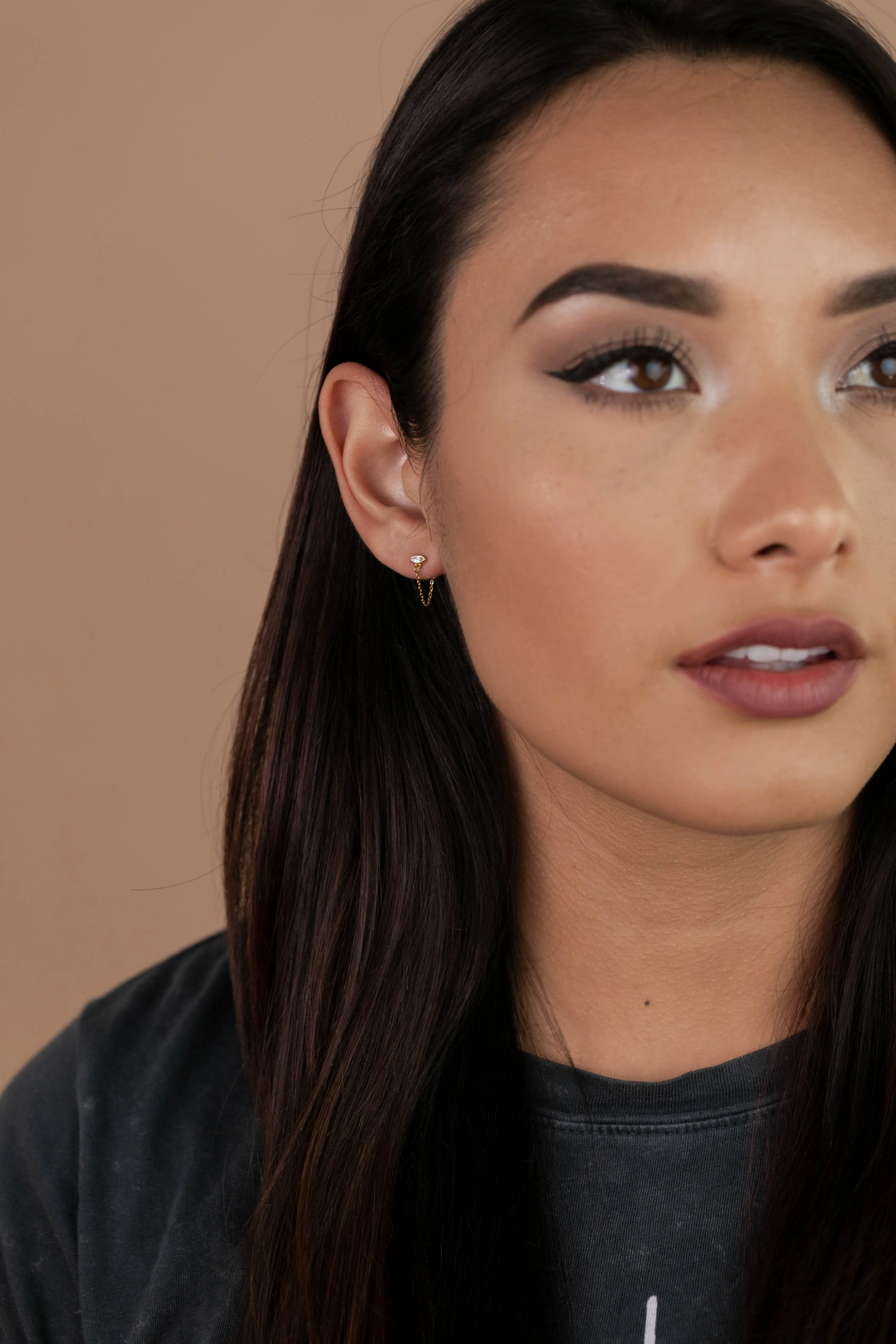 Stud Chain Huggie sold by JaxKelly product image thumbnail 4