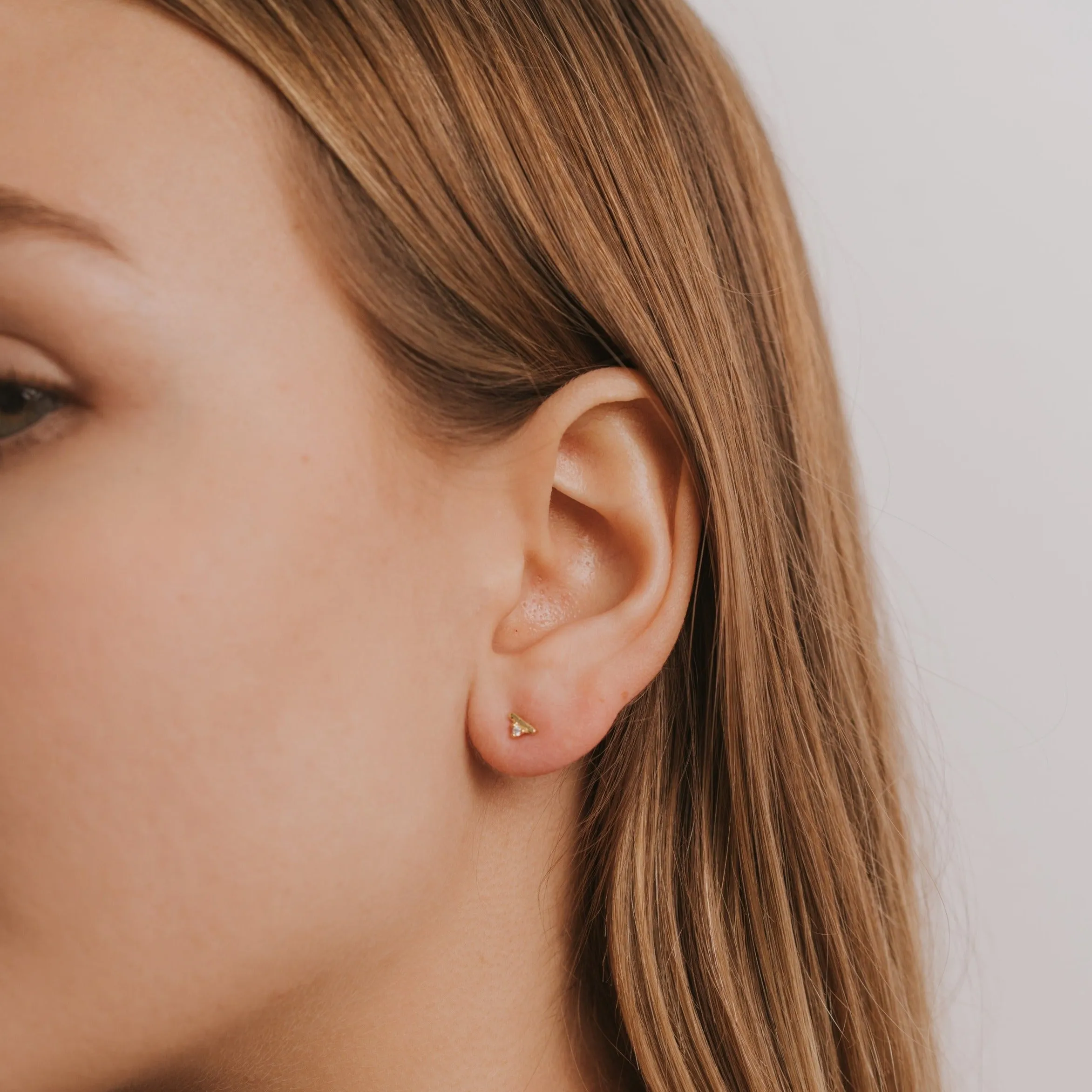 Stud Bar - White CZ sold by JaxKelly product image thumbnail 2