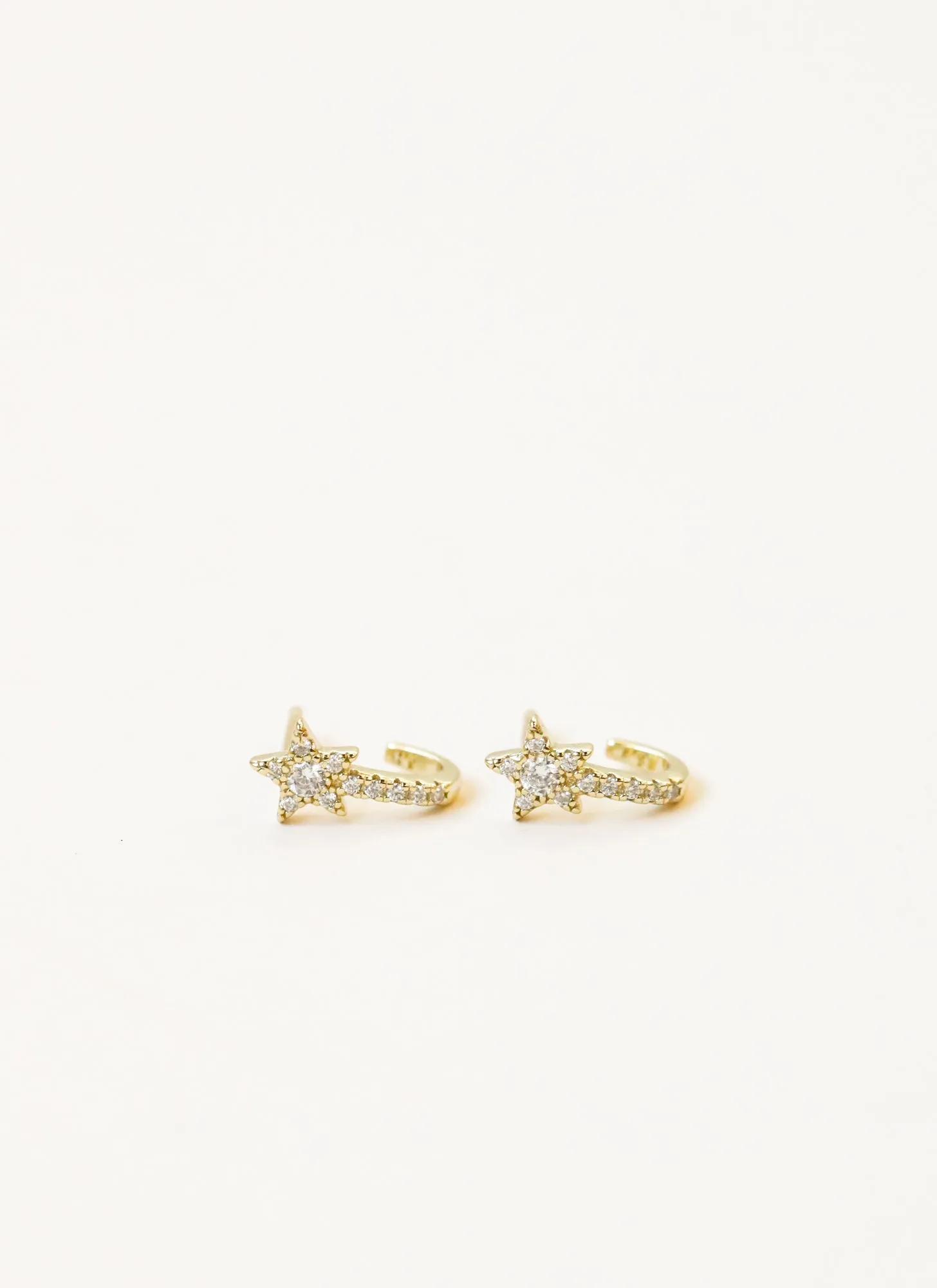 Star Pavé Huggie sold by JaxKelly