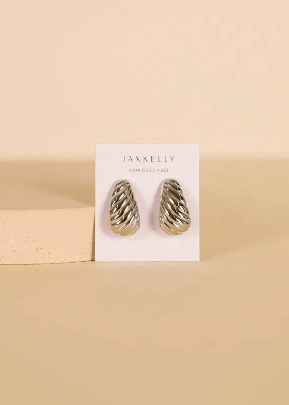 Silver Bold Swirl - Earring sold by JaxKelly