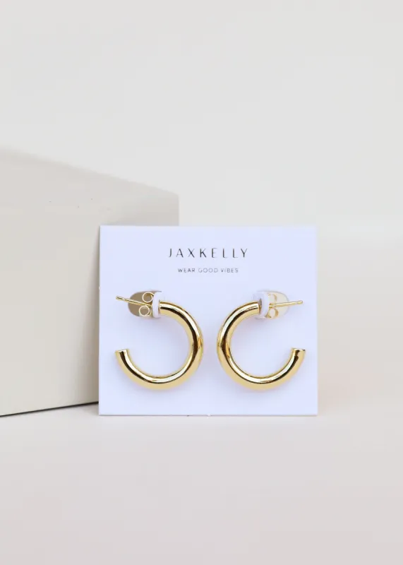 Gold Hoop - Smooth sold by JaxKelly