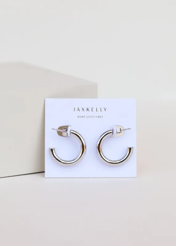 Silver Hoop - Smooth sold by JaxKelly