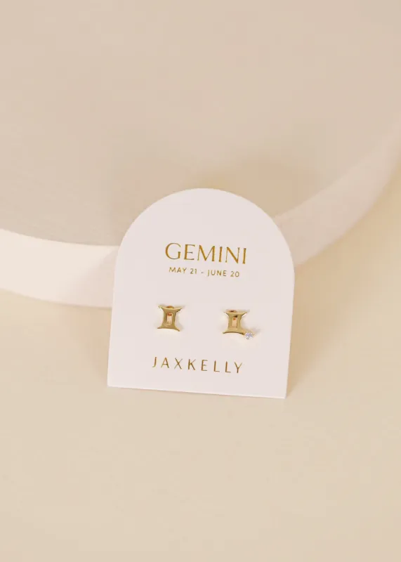 Zodiac Earrings - Gemini sold by JaxKelly