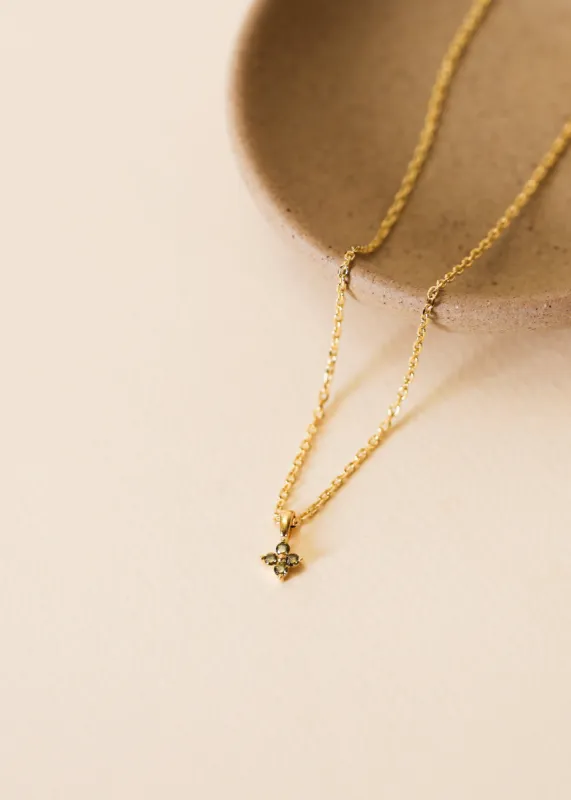 Four Stone Pendant Necklace sold by JaxKelly