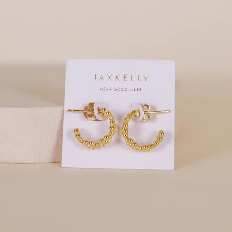 Petite Flower Hoop sold by JaxKelly