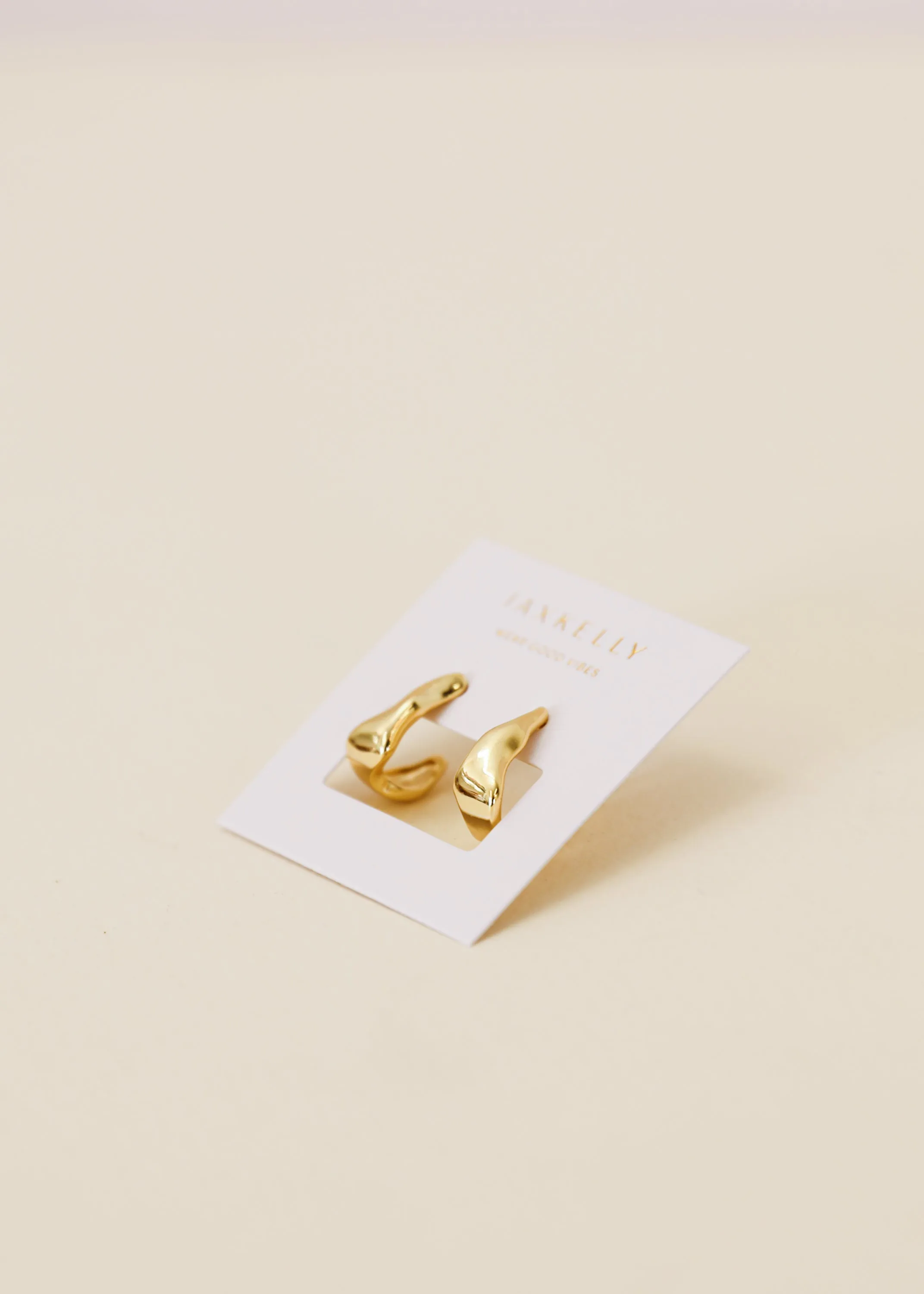 Small Ripple Gold Hoop sold by JaxKelly product image thumbnail 5