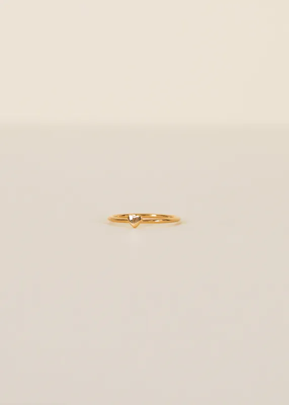 Ring - Gold Heart sold by JaxKelly