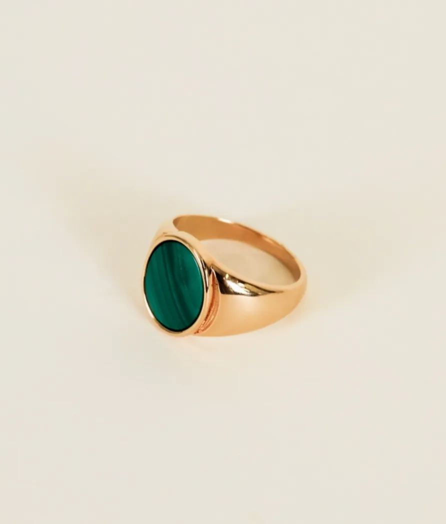 Malachite Signet Ring sold by JaxKelly product image thumbnail 2