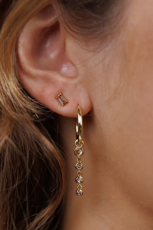 Linear Drop - Gold Earrings sold by JaxKelly