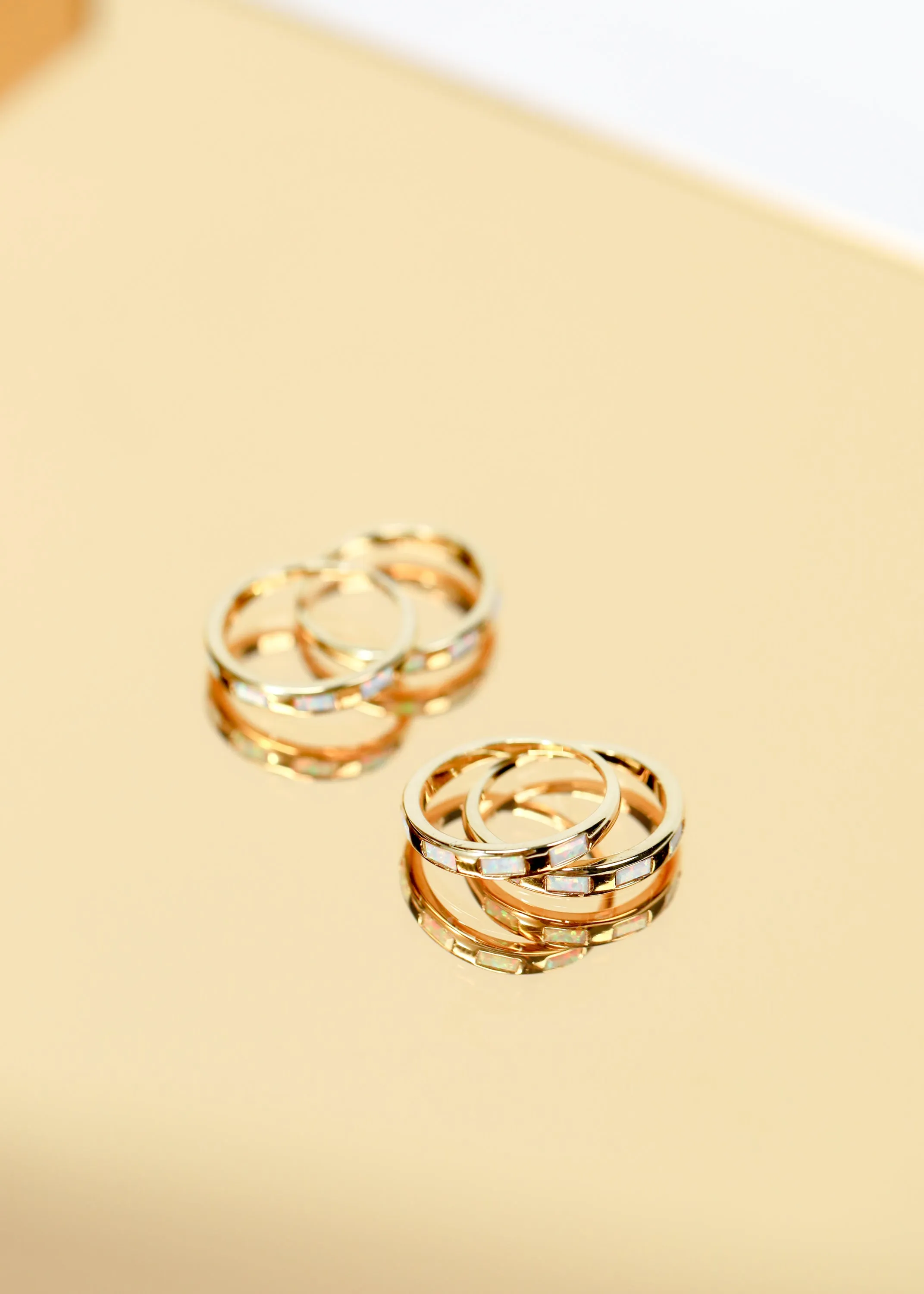 White Opal Inset Baguette sold by JaxKelly product image thumbnail 2