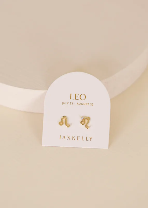 Zodiac Earrings - Leo sold by JaxKelly