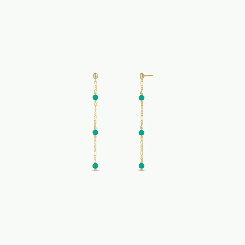 Gemstone Chain Drop - Turquoise made by JaxKelly