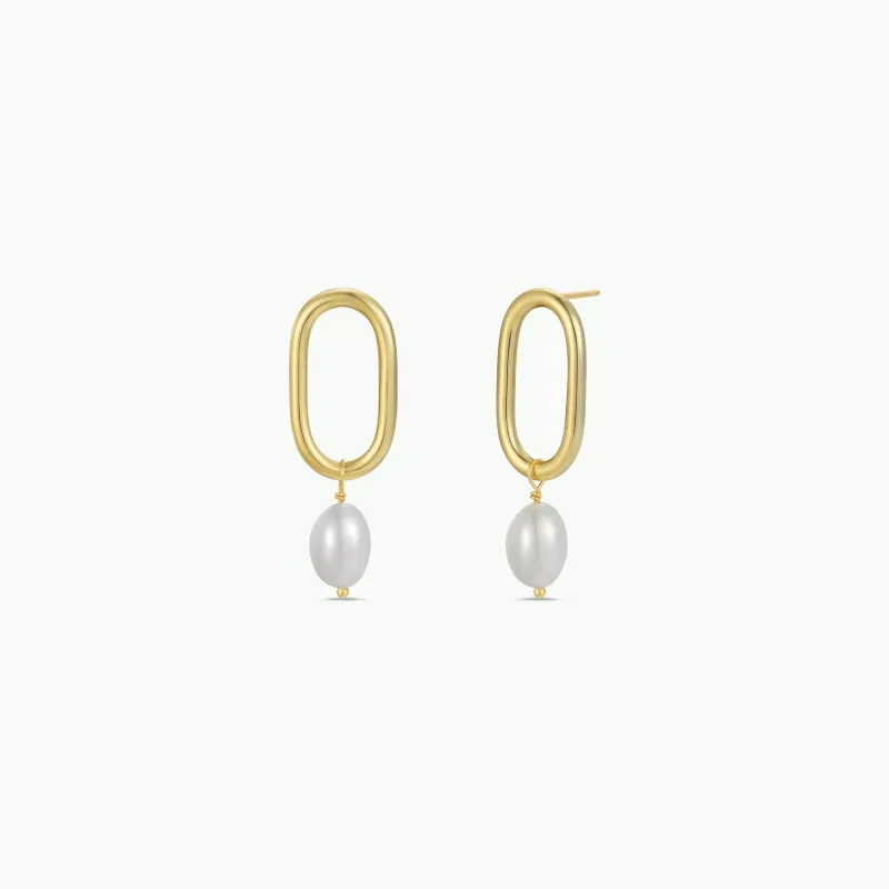 Oval Pearl Drop sold by JaxKelly
