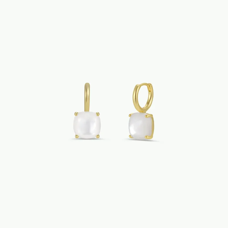 Gemstone Mini Drop - Mother of Pearl made by JaxKelly