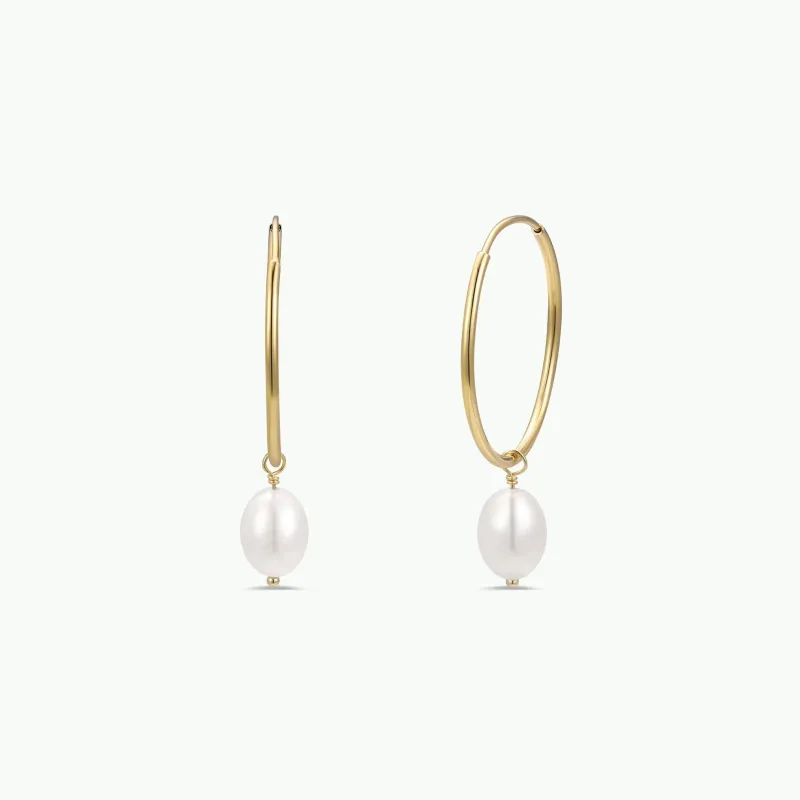 Simple Hoop with Pearl made by JaxKelly