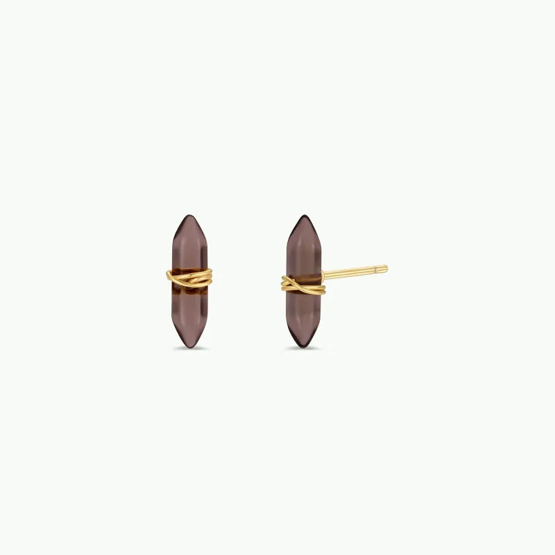Smoky Quartz Mineral Point - Protection made by JaxKelly