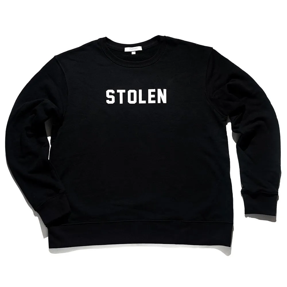 Black Crew Neck - Logo sold by Stolen Riches