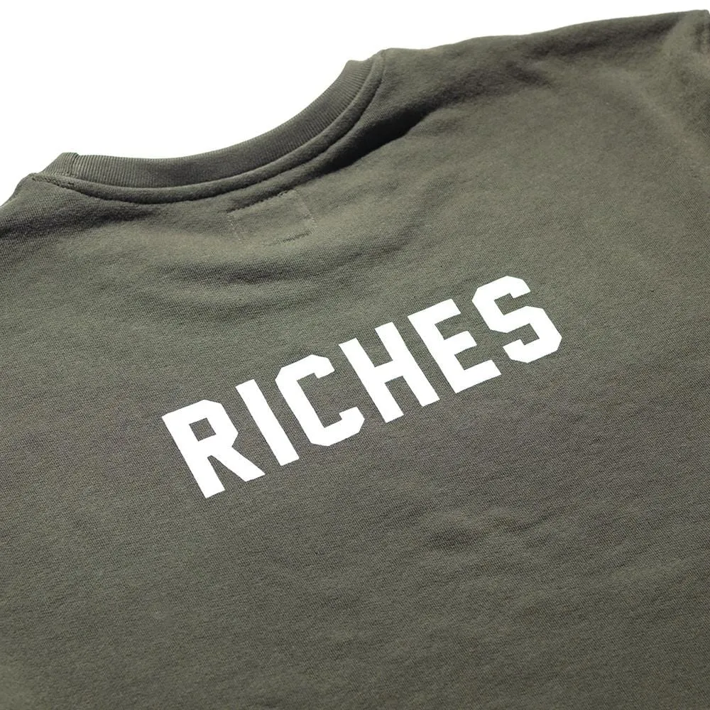 Olive Crew Neck - Logo sold by Stolen Riches product image thumbnail 4
