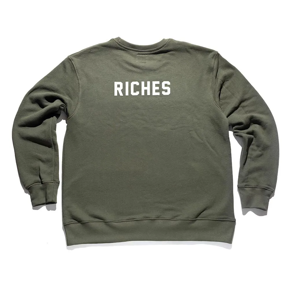 Olive Crew Neck - Logo sold by Stolen Riches product image thumbnail 2