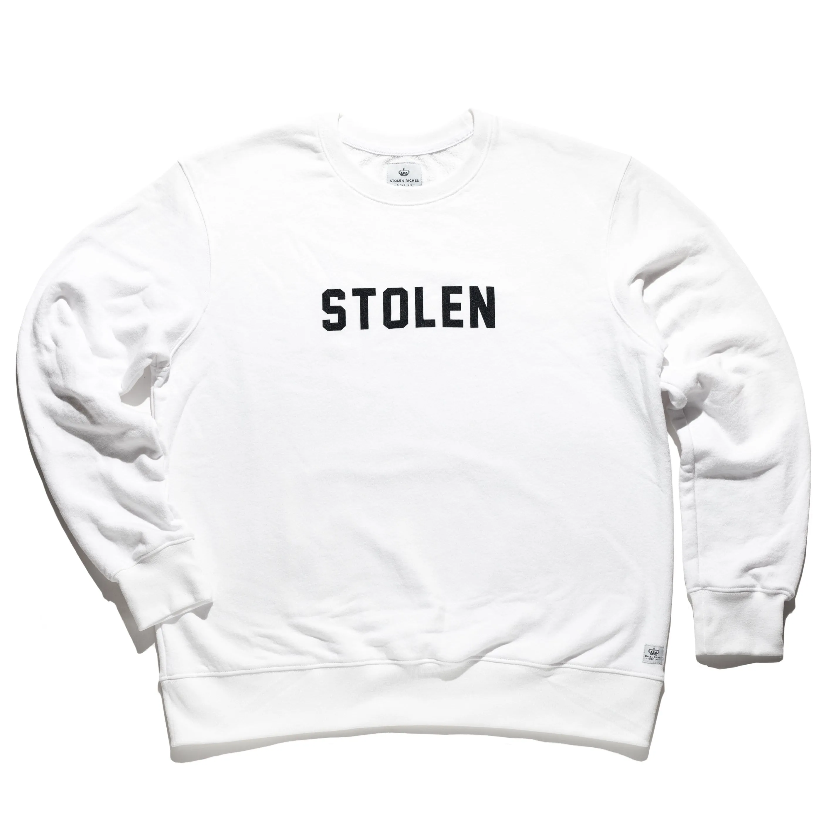 White Crew Neck - Logo sold by Stolen Riches