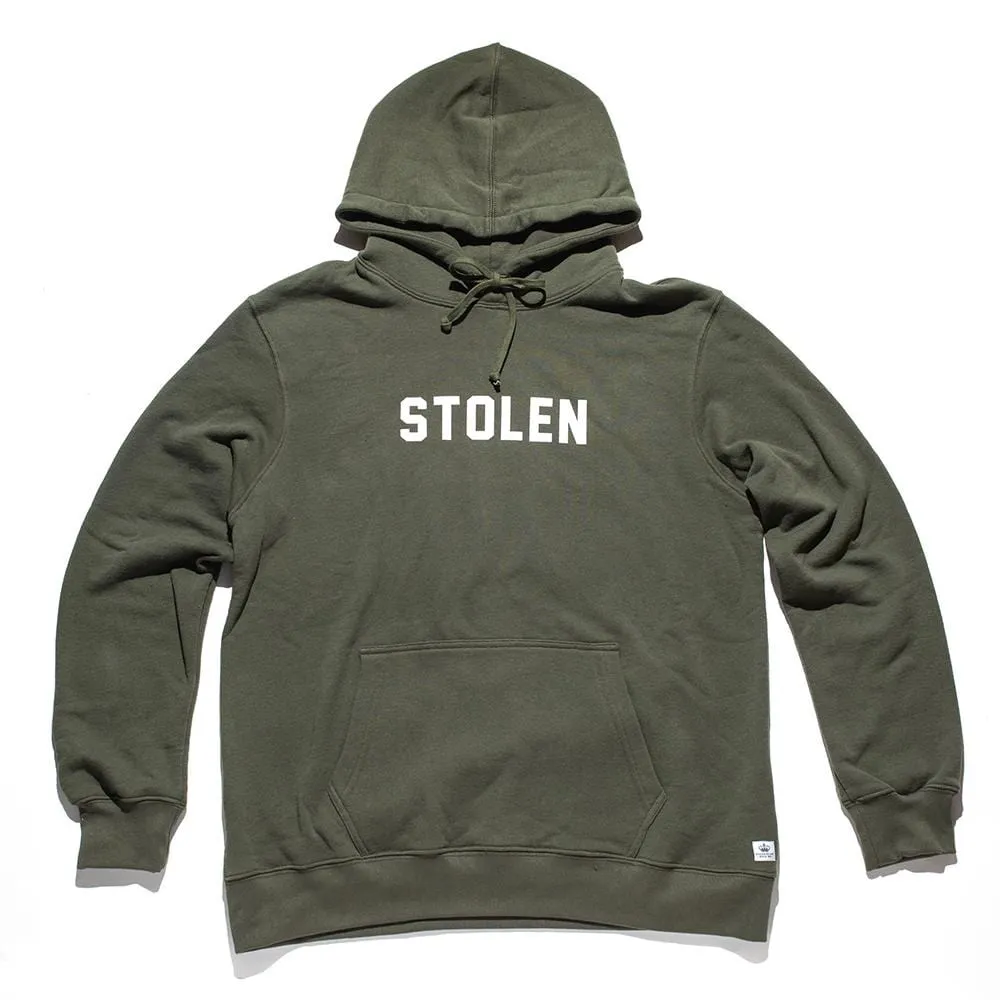 Olive Hoodie - Logo sold by Stolen Riches