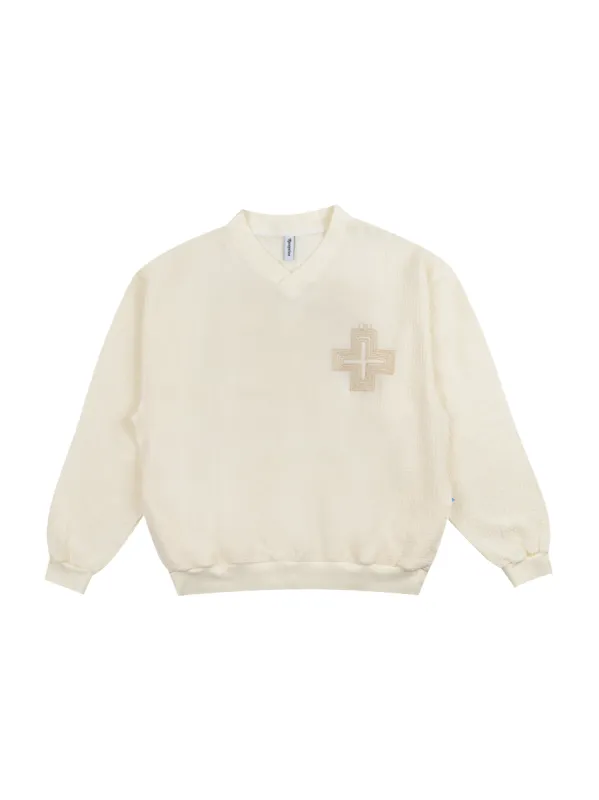 Reception - Shirt - Foot Cashmere - Sweat - Butter White sold by Reception