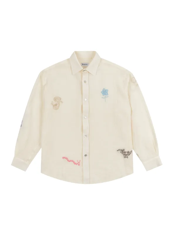 Reception - Shirt - Form Cashmere - Shirt - Butter White made by Reception