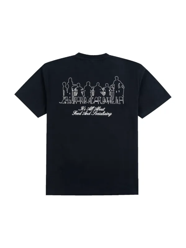 Reception - Tee - Social - SS Pocket Tee - Dark Navy sold by Reception