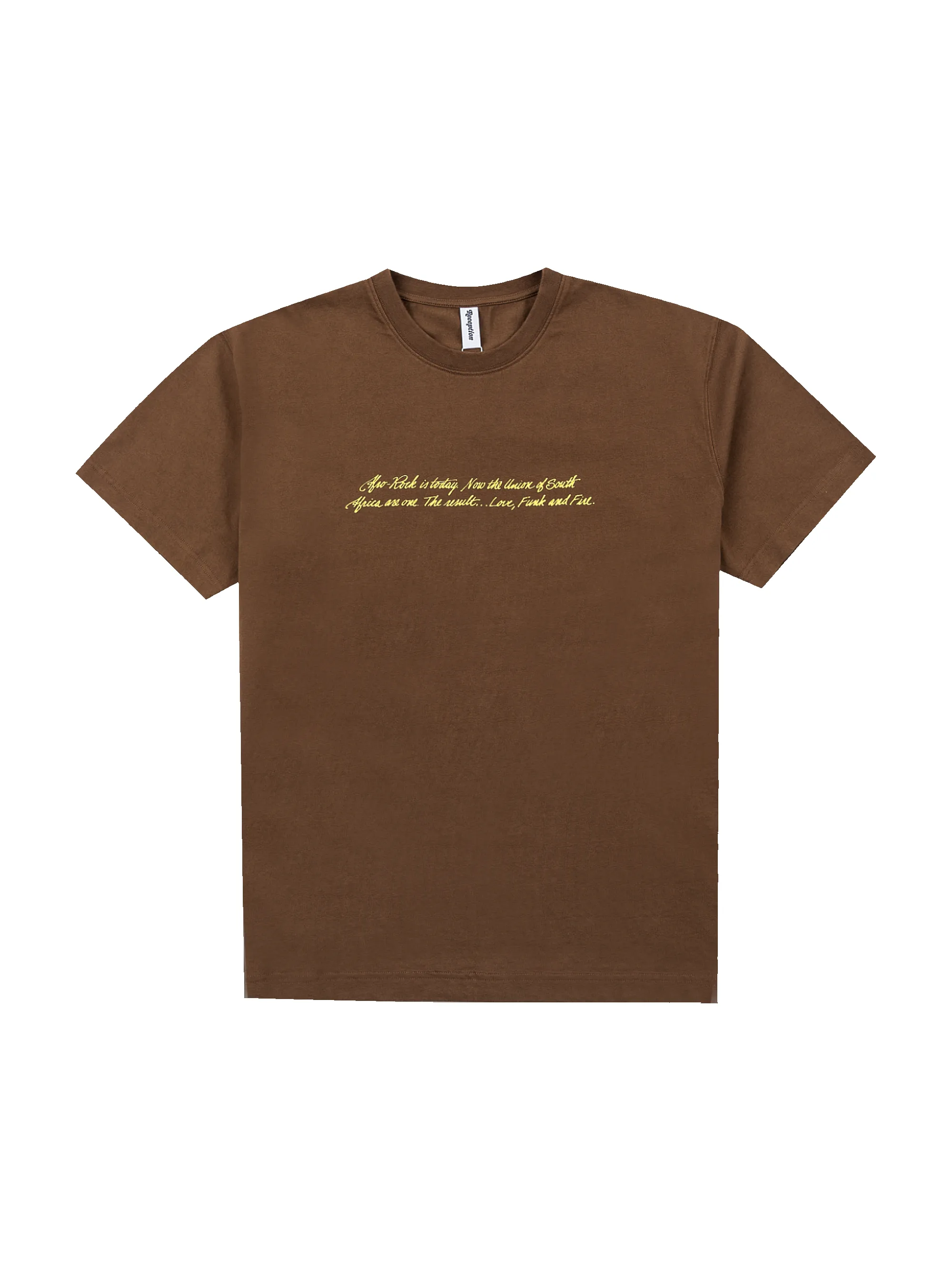 Reception - Tee - Funk - SS Tee - Choco Brown sold by Reception product image thumbnail 2