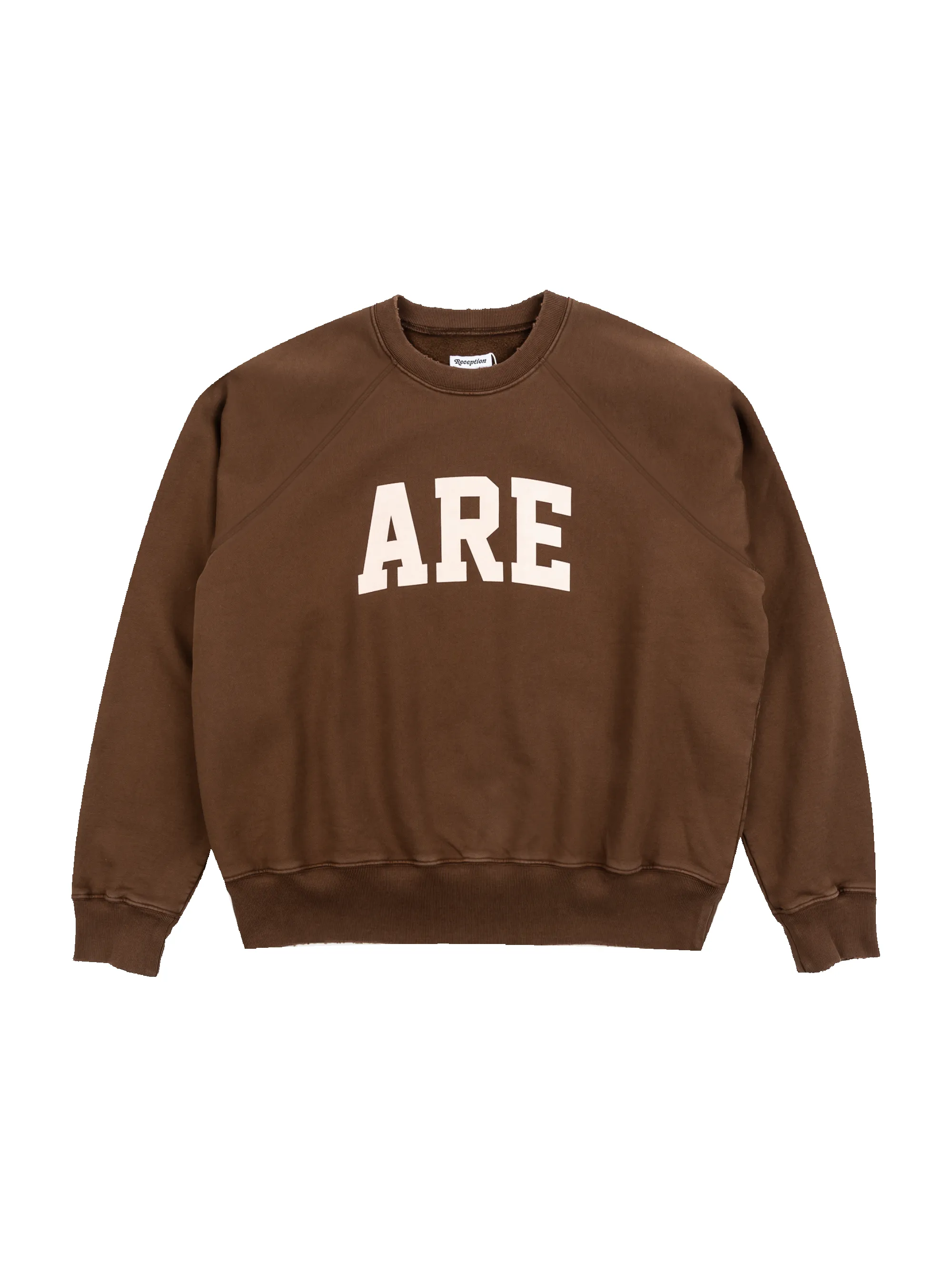Reception - Sweat - Rare - Raglan Sweat - Choco Brown sold by Reception