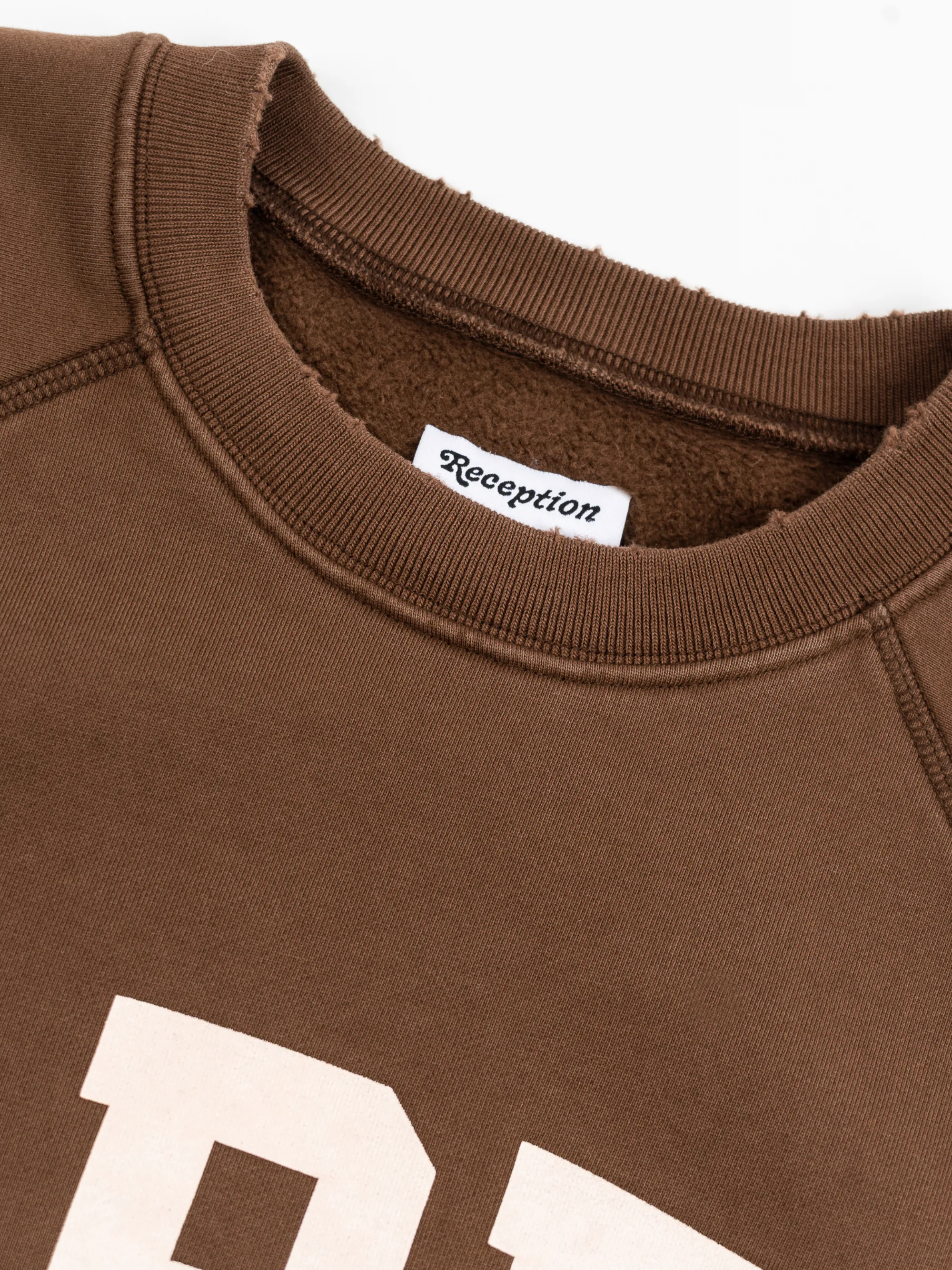 Reception - Sweat - Rare - Raglan Sweat - Choco Brown sold by Reception product image thumbnail 3