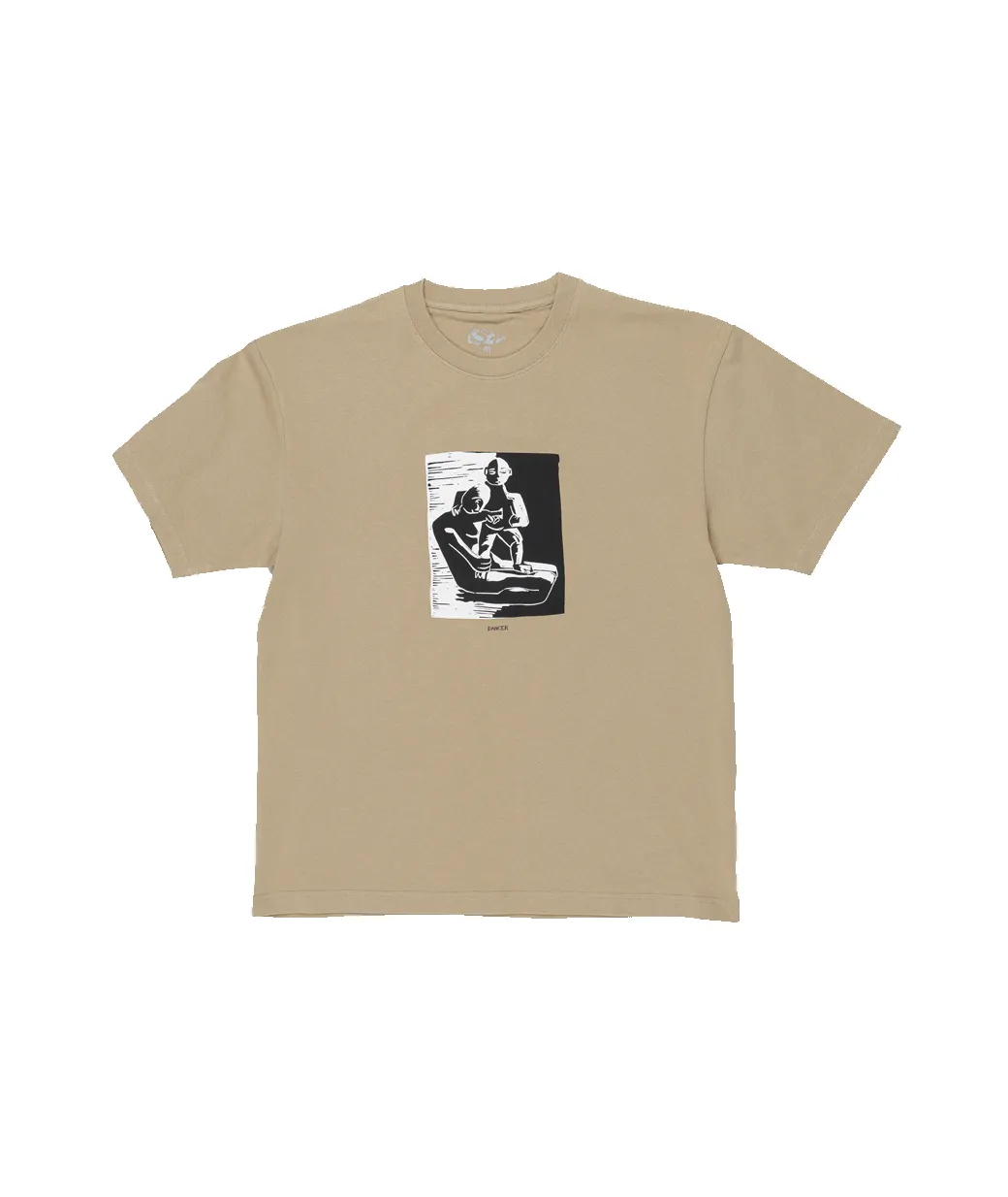 Dancer - Tee - Heart - Tee - Khaki sold by Reception