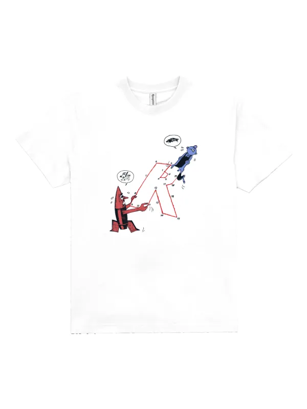 Reception - Tee - Dots - SS Tee - White sold by Reception