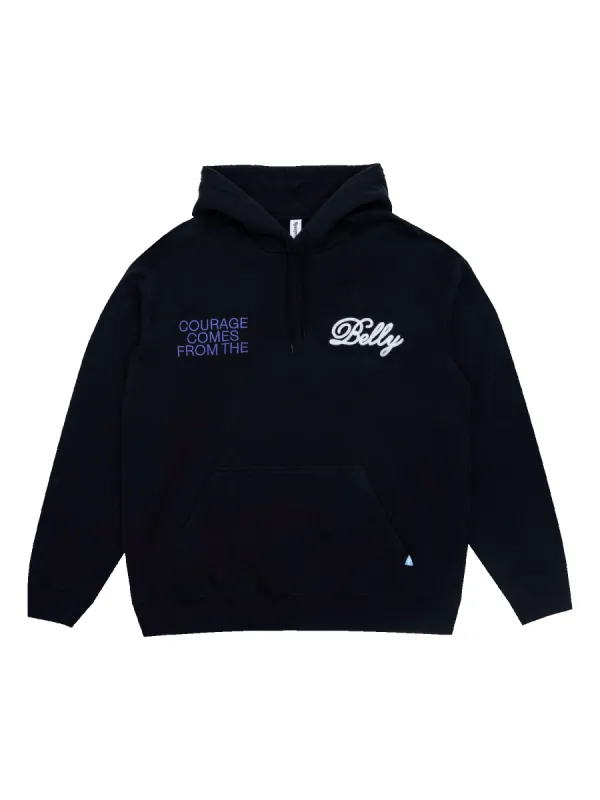 Reception - Sweat - Belly - Hooded Sweat - Dark Navy sold by Reception